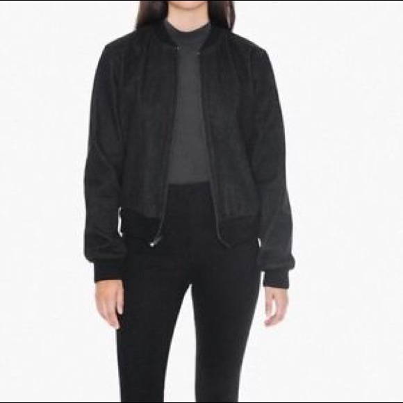 American Apparel Jackets & Blazers - NWT The Ladies denim bomber jacket